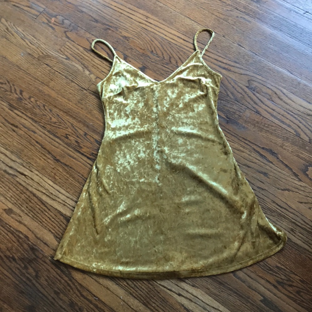 Crushed Velvet Dress